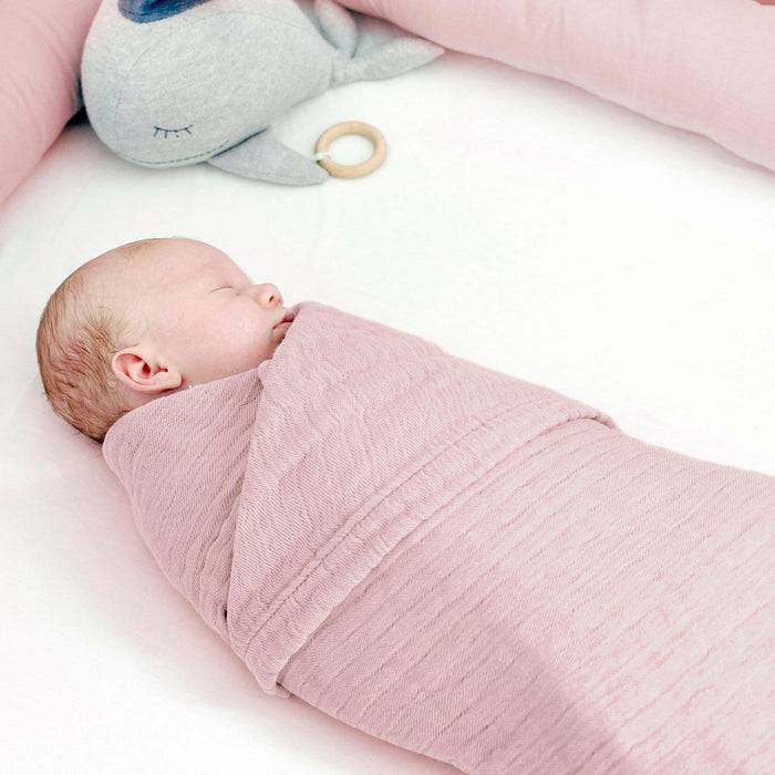 Nordic Coast Company Musselin Decke Altrosa Top Angebot