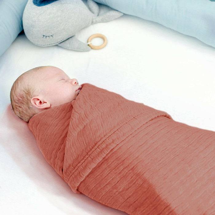 Nordic Coast Company Musselin Decke Kupfer Rot Online Outlet