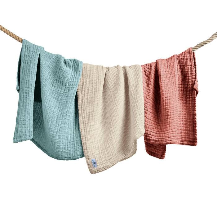 Nordic Coast Company Musselin Decke Kupfer Rot Online Outlet
