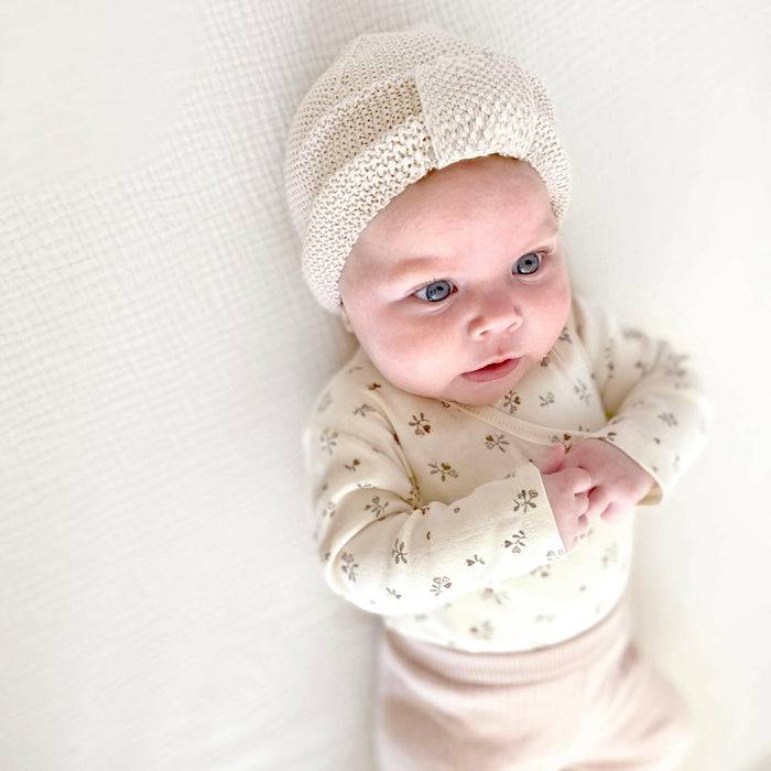 Nordic Coast Company Baby Turban Natur Zeitlich begrenztes Angebot