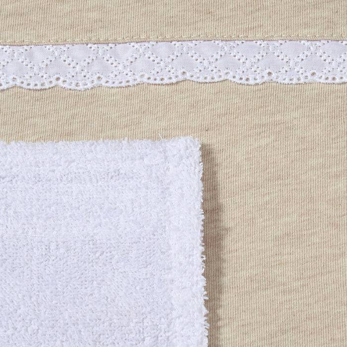 Nordic Coast Company Bezug Wickelauflage Beige Spitze Tiefpreis
