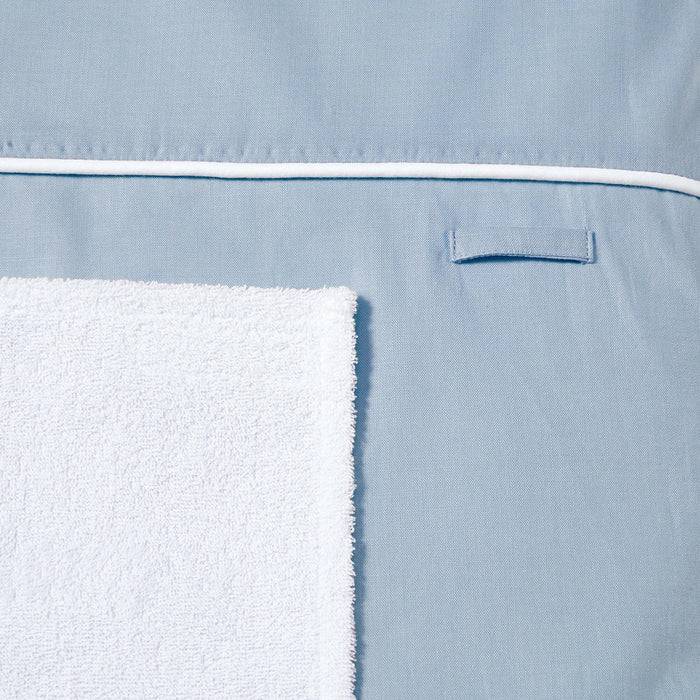 Nordic Coast Company Wickelauflage Blau Grau Letzter Tag