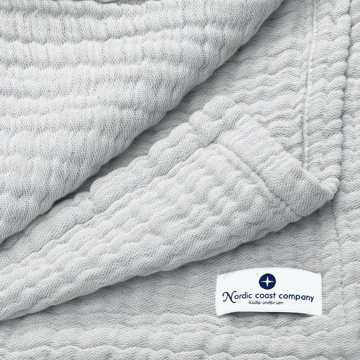 Nordic Coast Company Musselin Decke Grau Bis zu 50% Rabatt