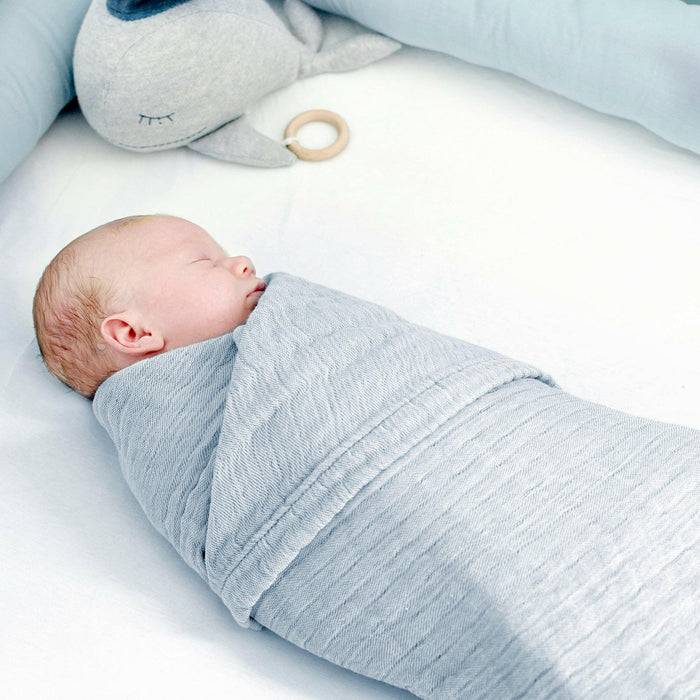 Nordic Coast Company Musselin Decke Blau Bis zu 60% Rabatt