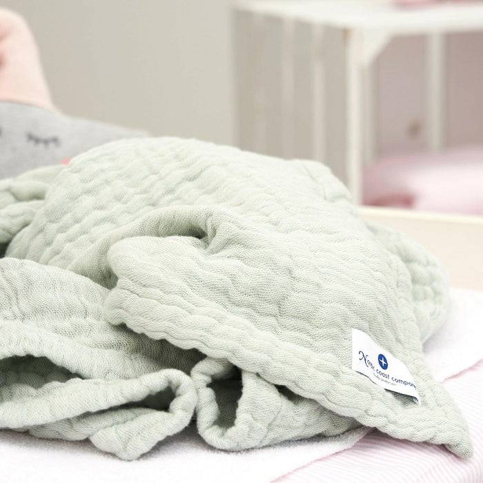 Nordic Coast Company Musselin Decke Mint Large Sonderangebot der Fabrik