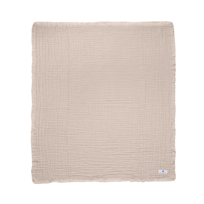 Nordic Coast Company Musselin Fransendecke Beige Fabrikladen