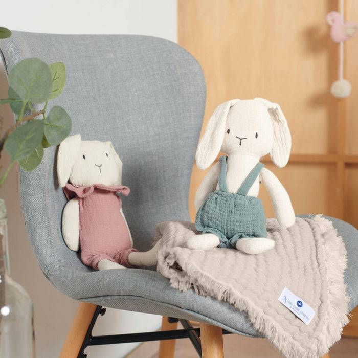 Nordic Coast Company Musselin Fransendecke Beige Fabrikladen