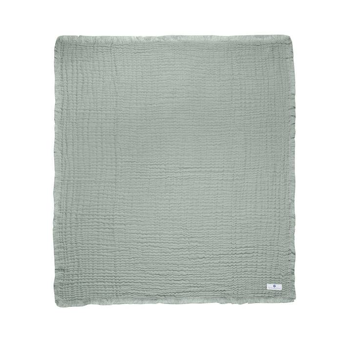 Nordic Coast Company Musselin Fransendecke Mint Speichern exportieren