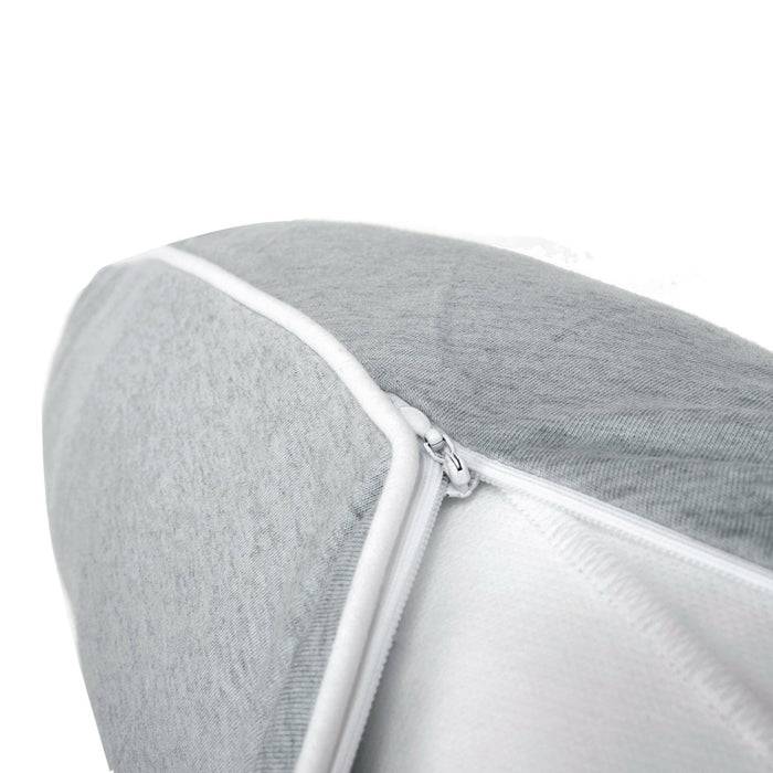 Nordic Coast Company Stillkissen Bezug 180 cm Grau zollfrei