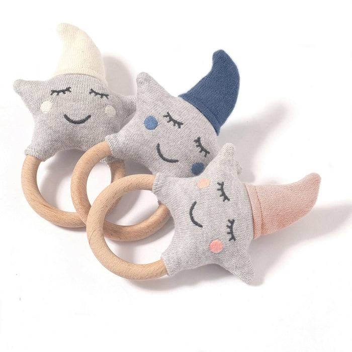 Nordic Coast Company Baby Rassel Stern Natur Verkauf