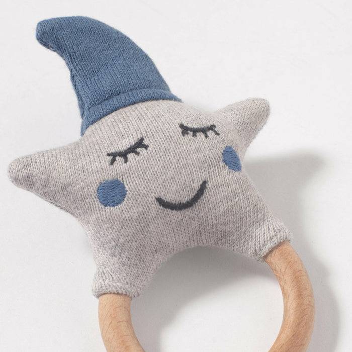 Nordic Coast Company Baby Rassel Stern Blau Angebote