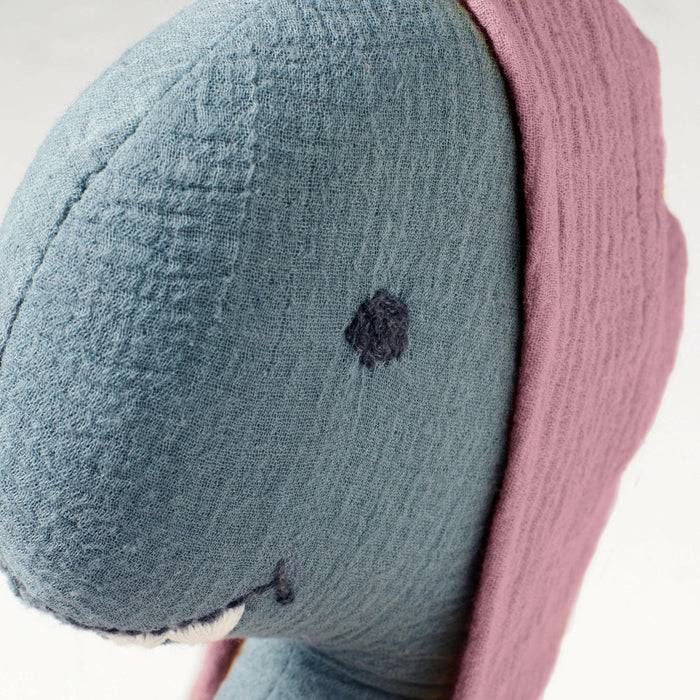 Nordic Coast Company Kuscheltier Musselin Dino Hannah Fabrikverkauf