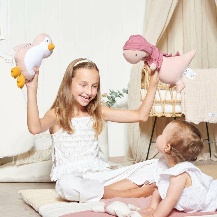 Nordic Coast Company Spieluhr Baby Pinguin Rosa Blitzverkäufe