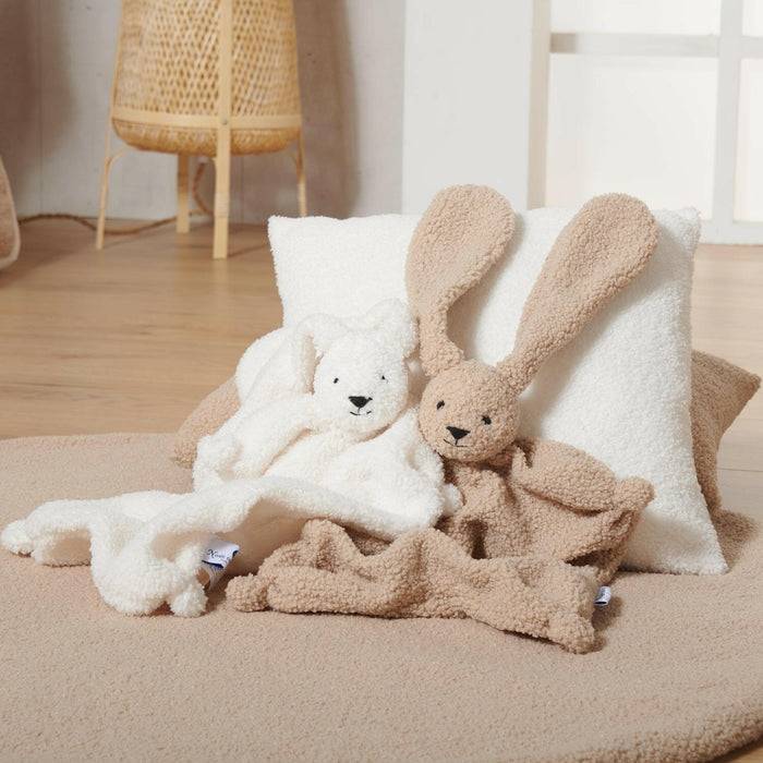 Nordic Coast Company Schnuffeltuch Hase Teddy Beige Kostenloser Versand