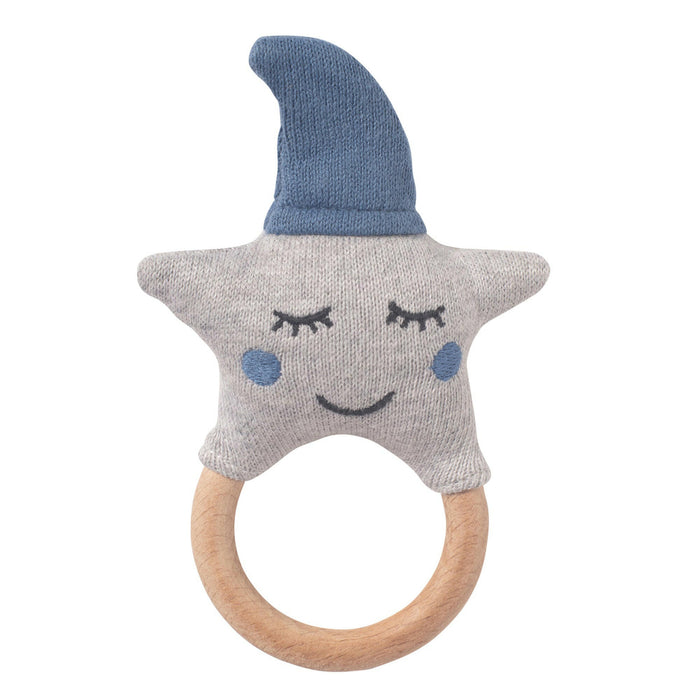 Nordic Coast Company Baby Set "Stern" Spieluhr + Rassel Blau Günstig kaufen