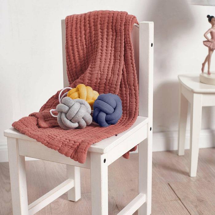 Nordic Coast Company Babygym Anhänger Set Knoten Blau Exklusivangebot