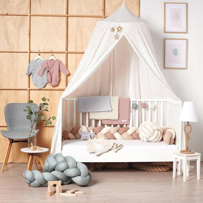 Nordic Coast Company Babygym Anhänger Set Knoten Rosa Saisonschlussverkauf