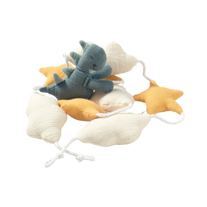 Nordic Coast Company Wandgirlande Musselin Dino Large Osterangebot