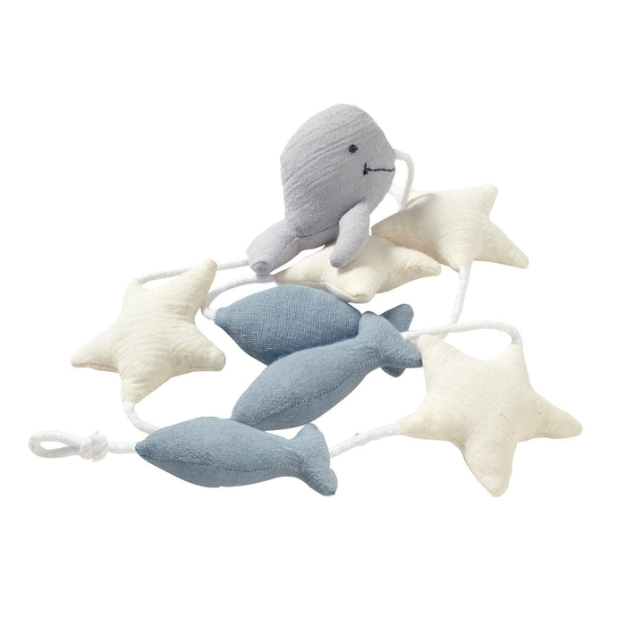 Nordic Coast Company Wandgirlande Musselin Wal Large Vatertagsangebot