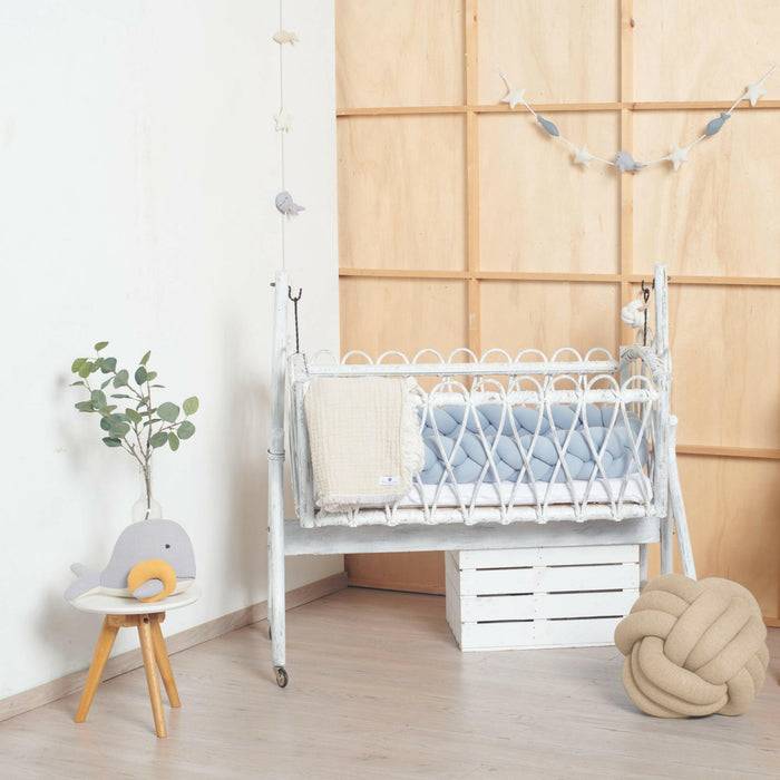 Nordic Coast Company Knotenkissen Strick Beige Jubiläumsangebot