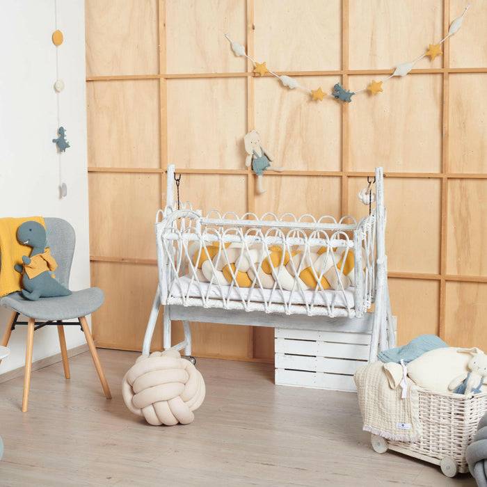 Nordic Coast Company Wandgirlande Musselin Dino Small Heißer Verkauf