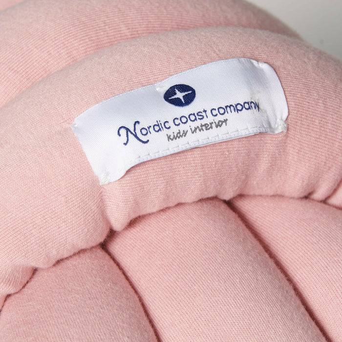 Nordic Coast Company Knotenkissen Jersey Rosa Neueste Mode