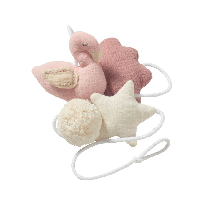 Nordic Coast Company Wandgirlande Musselin Schwan Small Online Outlet