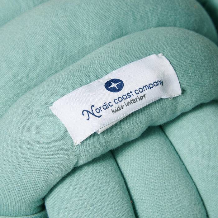 Nordic Coast Company Knotenkissen Jersey Mint Exklusive Angebote