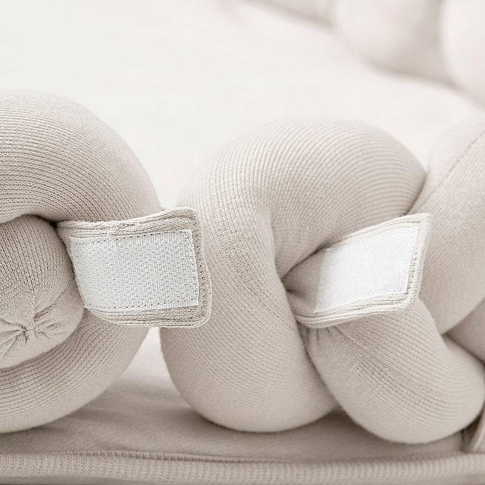 Nordic Coast Company Baby Nest geflochten Natur Räumungsverkauf