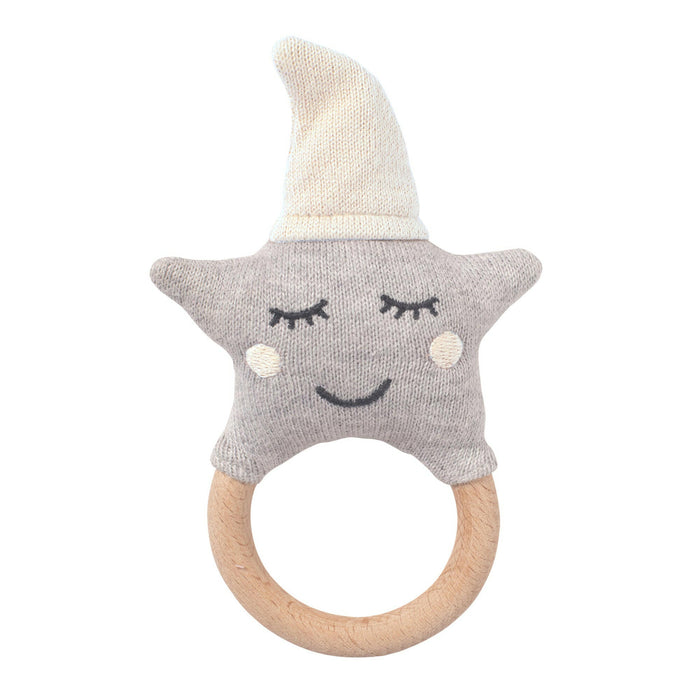 Nordic Coast Company Baby Set "Stern" Spieluhr + Rassel Natur Tägliche Deals