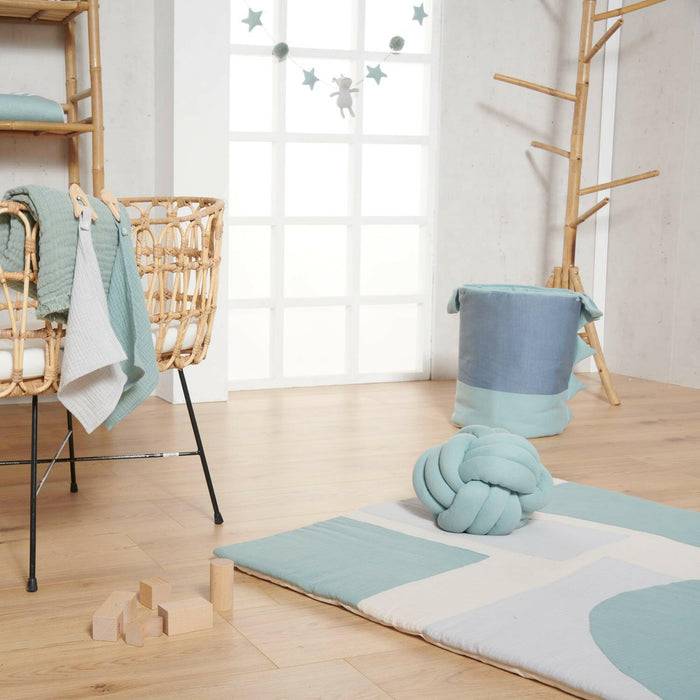 Nordic Coast Company Krabbeldecke Musselin Mint Letzte 3 Tage
