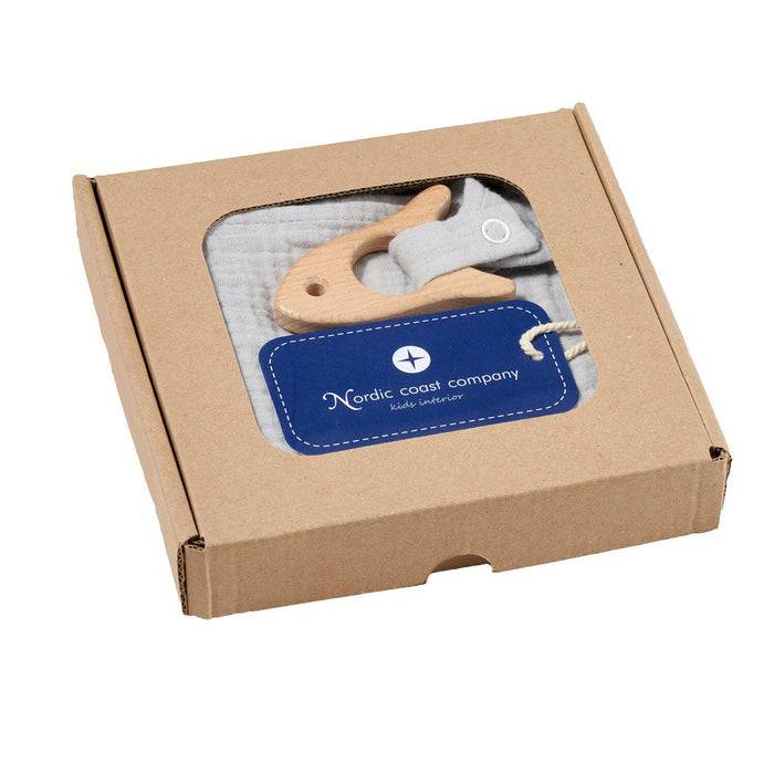 Nordic Coast Company Kuscheltuch Musselin Rakete Grau Letzter Tag