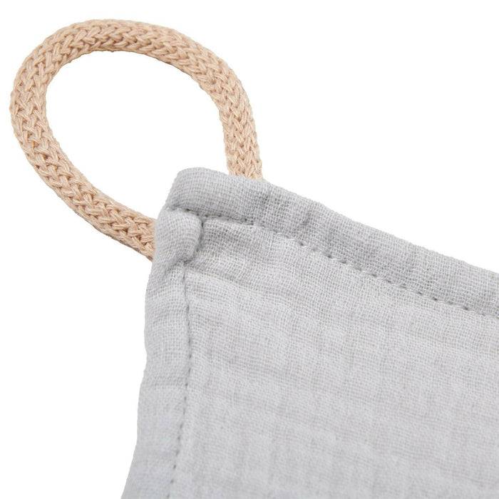 Nordic Coast Company Kuscheltuch Musselin Rakete Grau Letzter Tag