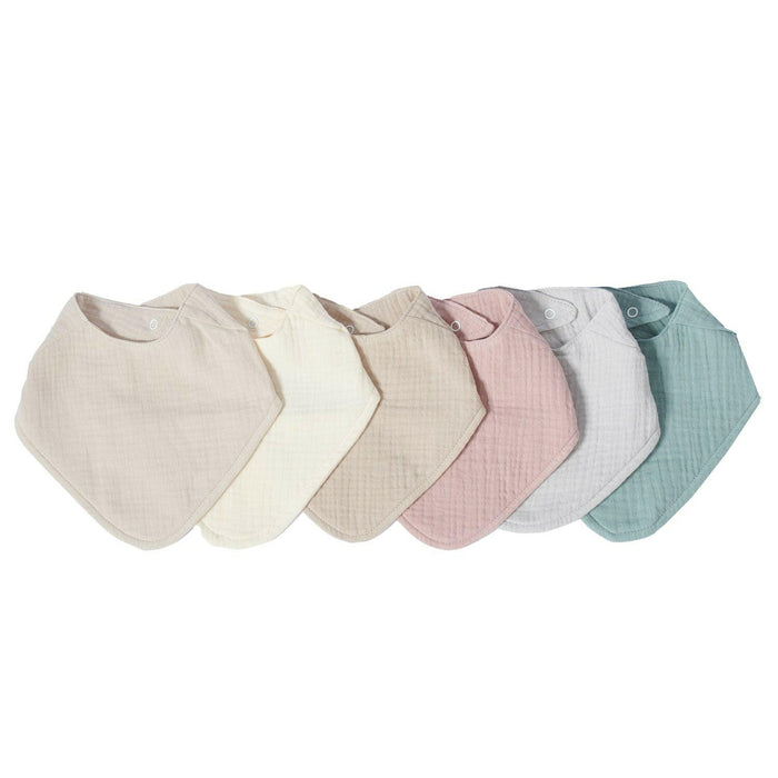 Nordic Coast Company Musselin Lätzchen-Set Sand & Natur Discount Store für neue Produkte