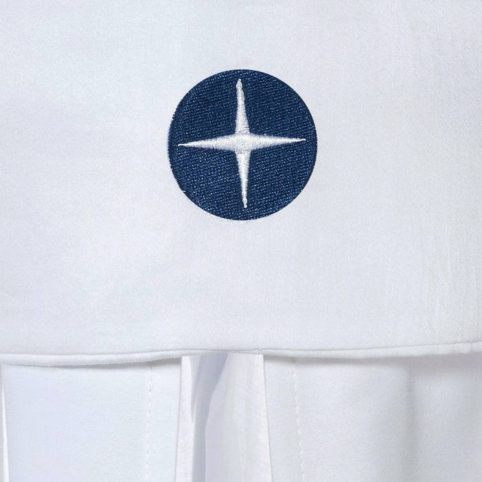 Nordic Coast Company Baby Betthimmel Weiß Dunkelblau Outlet
