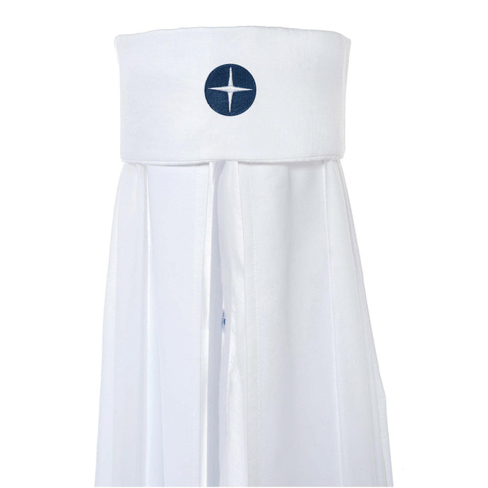 Nordic Coast Company Baby Betthimmel Weiß Dunkelblau Outlet