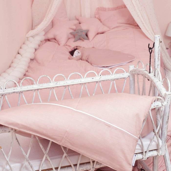 Nordic Coast Company Babybettwäsche Altrosa Begrenztes Angebot