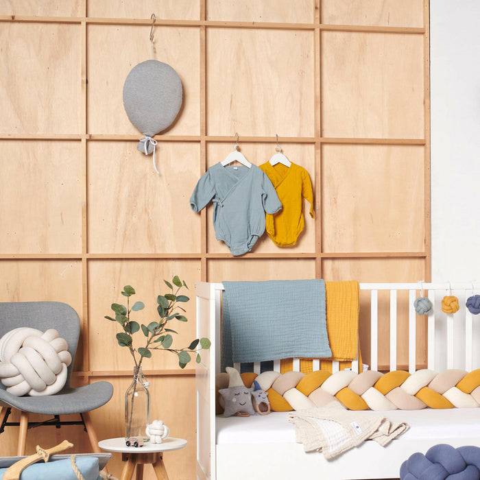 Nordic Coast Company Ballon-Kissen Grau Fabrik Onlineshop