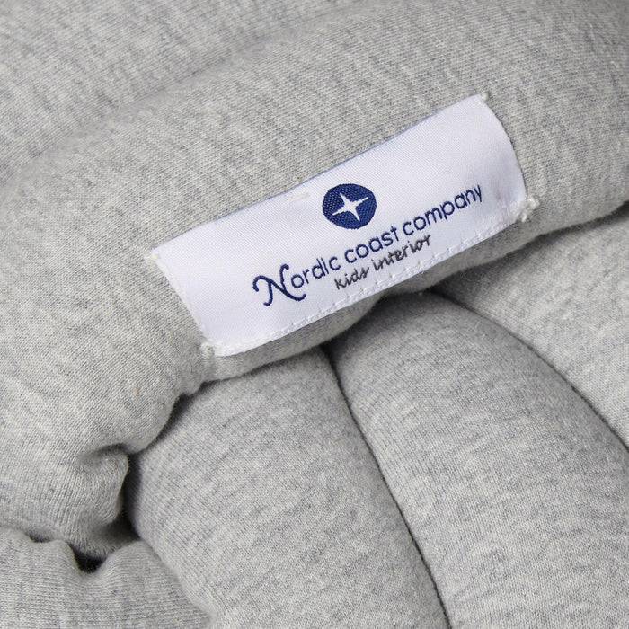 Nordic Coast Company Knotenkissen Jersey Grau Black Friday