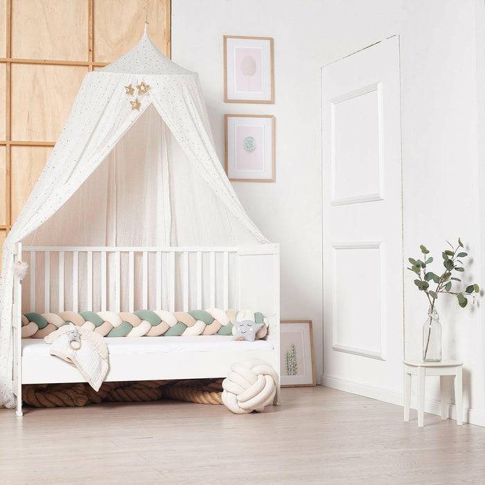 Nordic Coast Company Bettschlange geflochten Trio Mint Wochenangebot
