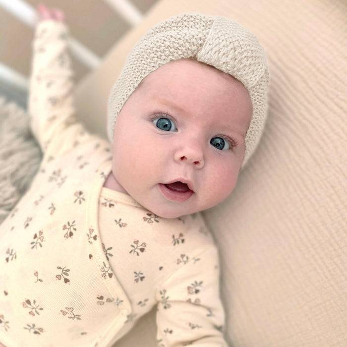 Nordic Coast Company Baby Turban Natur Neueste Stile