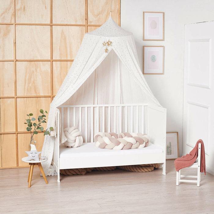 Nordic Coast Company Bettschlange geflochten Trio Altrosa Top Angebot