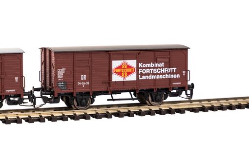 Piko TT 2er Set Gedeckter Güterwagen G02 DR III "Fortschritt" Artikelnummer: 47033 Günstiger Verkauf