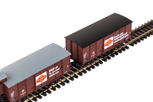Piko TT 2er Set Gedeckter Güterwagen G02 DR III "Fortschritt" Artikelnummer: 47033 Günstiger Verkauf