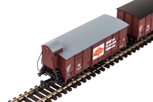 Piko TT 2er Set Gedeckter Güterwagen G02 DR III "Fortschritt" Artikelnummer: 47033 Günstiger Verkauf
