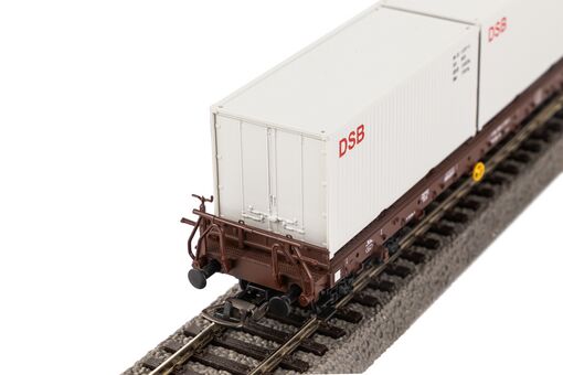 Piko Containerwagen Rs DSB IV mit 3x 20' Containern DSB Artikelnummer: 24527 Super Sparpreis