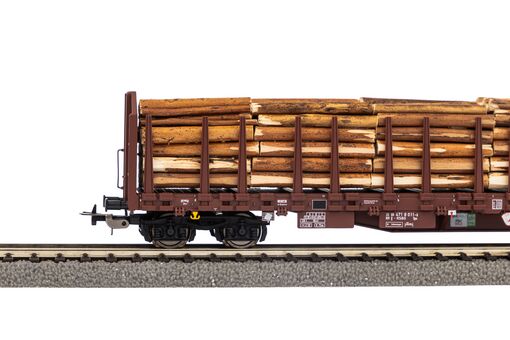 Piko Stammholztransportwagen Roos-t642 mit Holzladung RSBG VI Artikelnummer: 24610 Letzter Tag