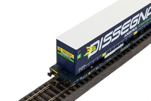 Piko Taschenwagen T3000e Cemat mit 2 "Dissegna" Trailern SBB VI Artikelnummer: 24600 Bestseller