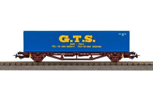 Piko Containertragwagen GTS FS V 1x40' Container Artikelnummer: 27700 Exklusivangebot