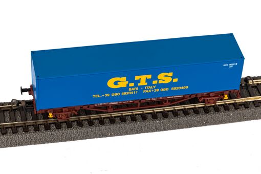 Piko Containertragwagen GTS FS V 1x40' Container Artikelnummer: 27700 Exklusivangebot